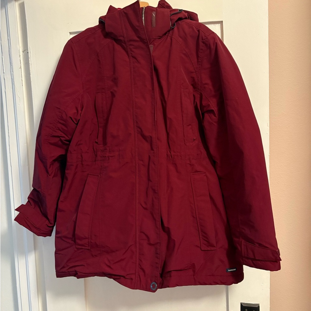 Lands' End Women's Ski Jacket - Red